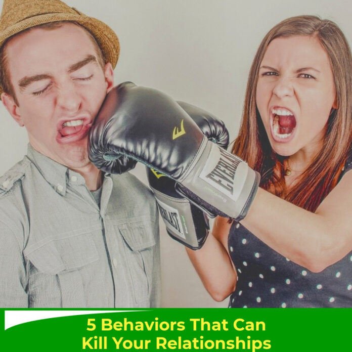 5 Behaviours That Can Kill Your Relationships